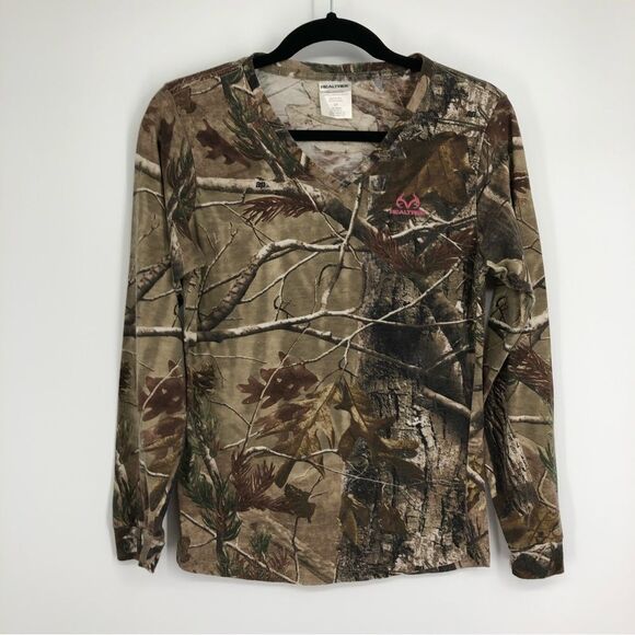 REALTREE Long Sleeve Camo Tee Womens Small - Picture 1 of 4
